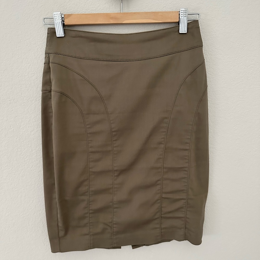 H&M Taupe Pencil Skirt